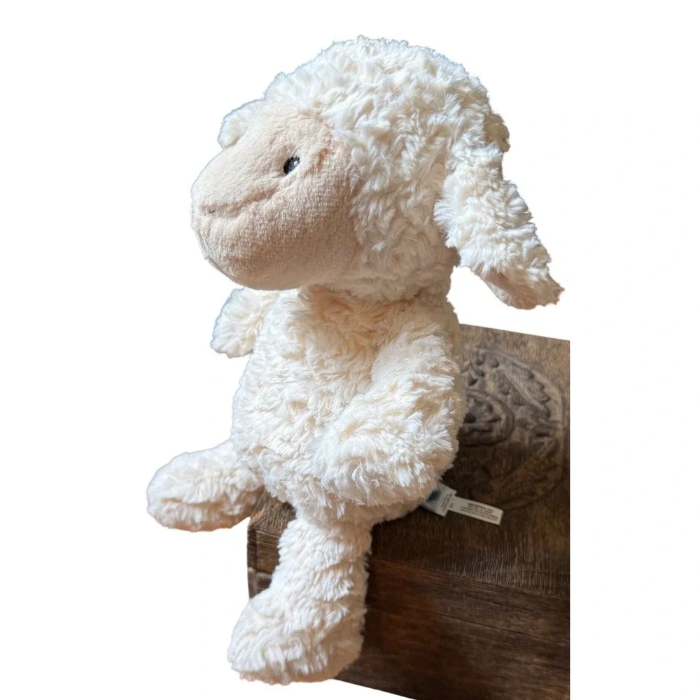 Mary Meyer Again Friends Lamb Sheep Plush Cream Curly Stuffed Animal 13